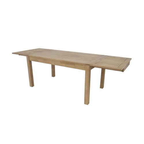 Table de Séjour Rectangulaire Bois Massif Fjord - Contemporain