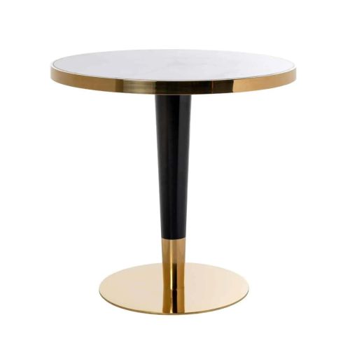 Table ronde marbre 80 cm | Marbre et Métal Venise