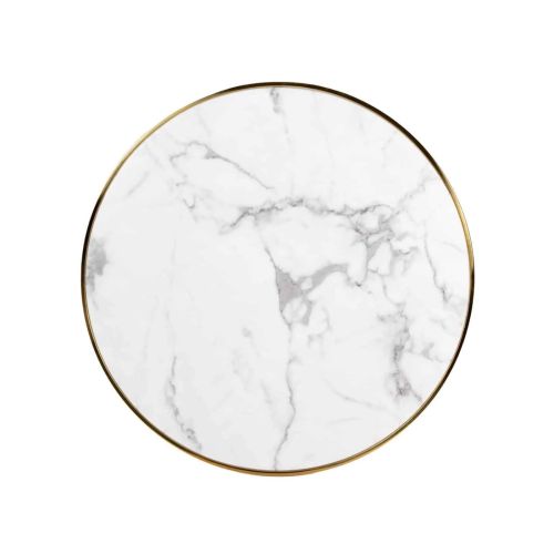 Table ronde marbre 80 cm | Marbre et Métal Venise