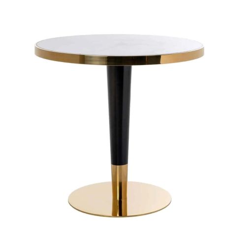 Table ronde marbre 80 cm | Marbre et Métal Venise