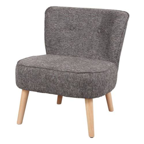 Fauteuil lounge gris foncé tendance