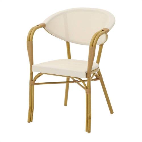 Chaise alu et textilène pour l'extérieur