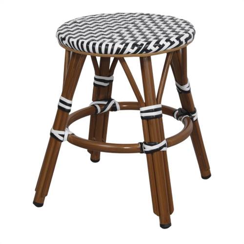 Tabouret rotin synthétique pour l'extérieur
