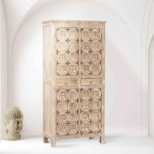 Armoire sculptée manguier | Trésor