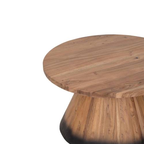 Table basse bois ronde 70 cm | Acacia Melbourne
