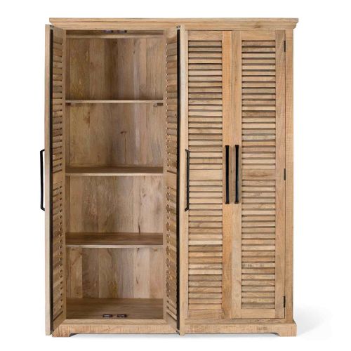 Armoire en bois naturel | Manguier Florence