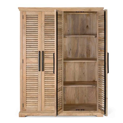 Armoire en bois naturel | Manguier Florence