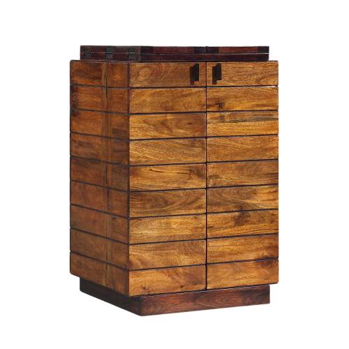Meuble de bar pliant en bois massif