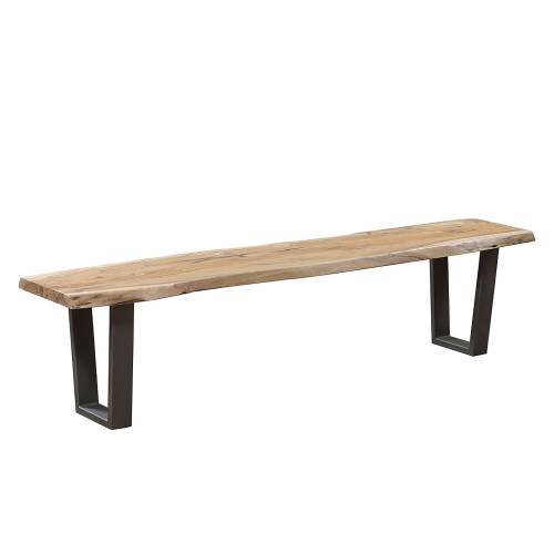 Grand banc bois brut industriel