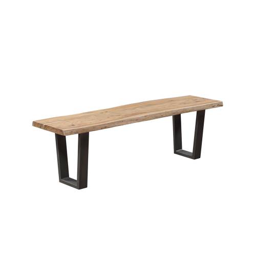 Banc bois naturel | Acacia Jungle - Industriel