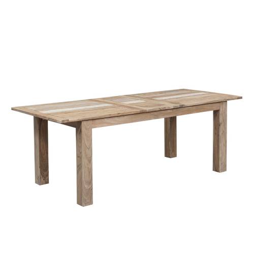 Table à manger à rallonges 180 cm | Acacia Manau - Exotique