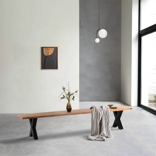 Banc 240 cm | Acacia Athos - Industriel