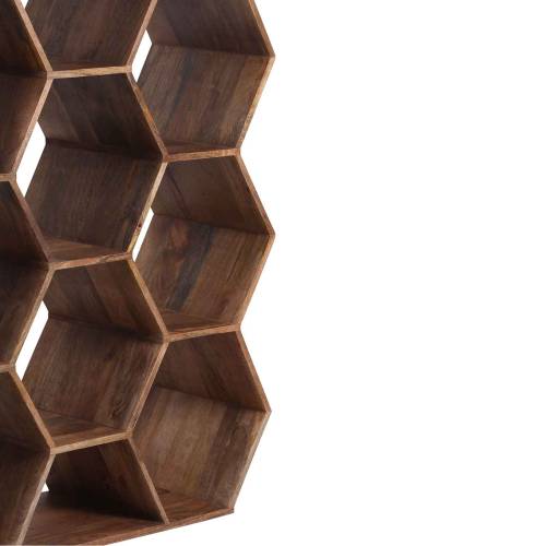 Grande étagère hexagonale