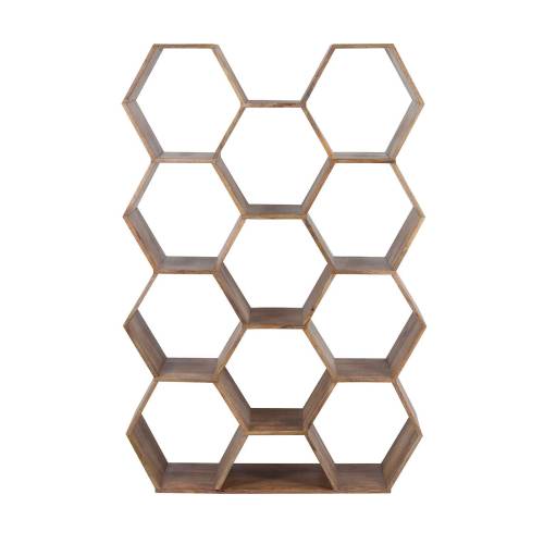 Grande étagère hexagonale