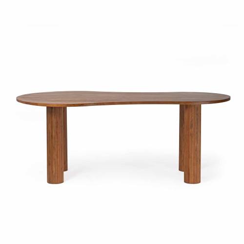 Table de repas ovale 3/4 pieds | Acacia Arad