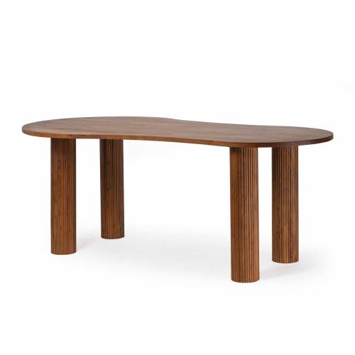 Table de repas ovale 3/4 pieds | Acacia Arad