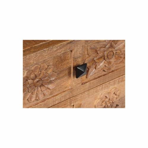 Table de nuit 2 tiroirs | Manguier Sculture - Exotique