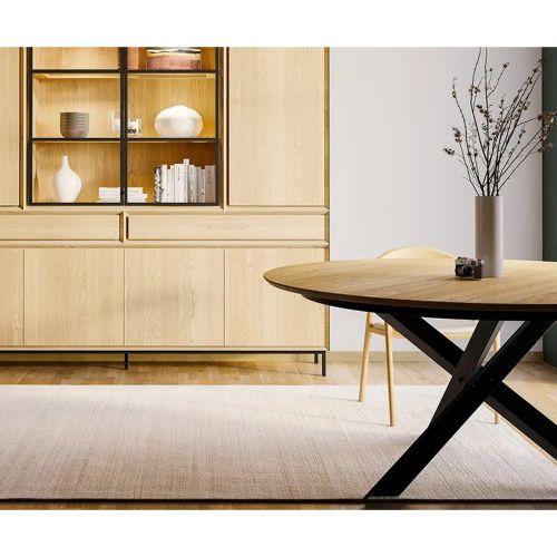 Table à Manger Ronde Ø165 cm | Chêne Contempory - Contemporain