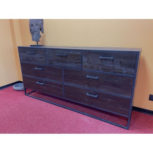 Grande commode bois et métal industriel - MODELE EXPO* - RETRAIT SHOWROOM
