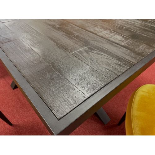 Table de sejour 200 cm bois et métal industriel - MODELE EXPO* - RETRAIT SHOWROOM - Industriel