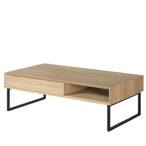 Table Basse Tiroir 120 cm | Chêne Contempory - Contemporain