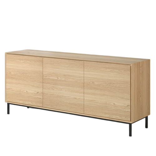 Buffet Chêne Massif 3 Portes LIGNART - Rangement Design Salon