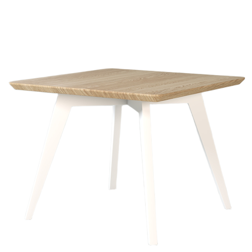 Table Bout de Canapé Carrée Chêne Clair | Chêne LIGNART - Design Minimaliste