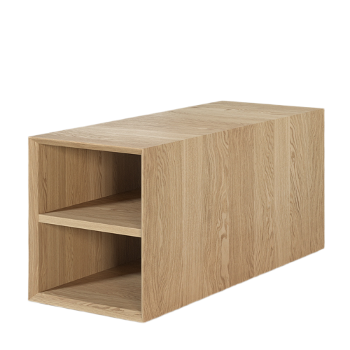 Table d'appoint Chêne Massif Étagères | Chêne LIGNART - Naturel
