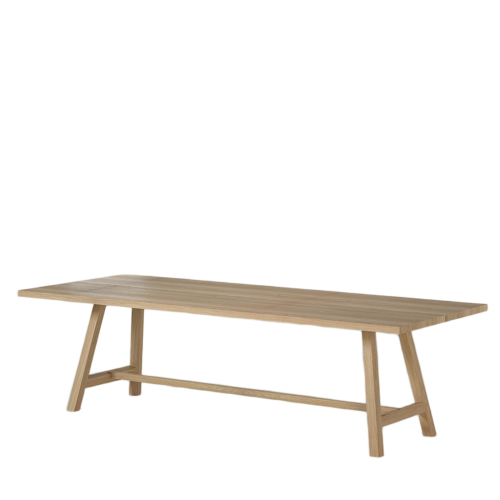 Grande Table Tréteaux 10 Personnes | Chêne Atelier - Contemporain