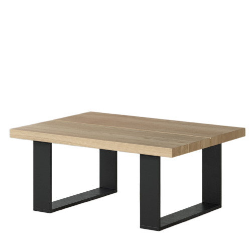 Table Basse Pieds Croisés 90 cm | Chêne Contempory - Contemporain
