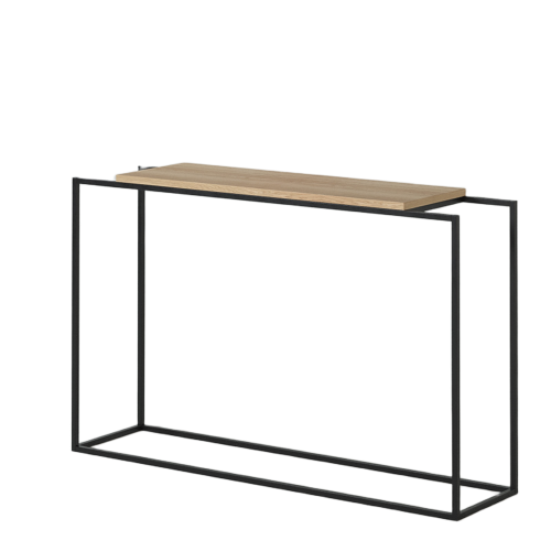Console Pied Métal | Chêne Lignart - Contemporain