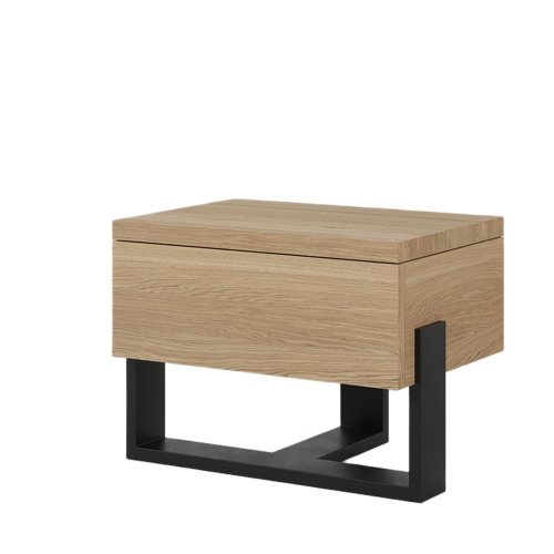 Table de Chevet Tiroir Bois Clair | Chêne LIGNART - Moderne