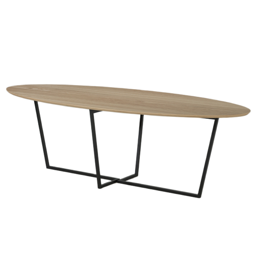 Grande Table Ovale 10-12 personnes | Chêne LIGNART - Contemporain