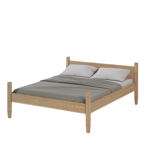 Lit Double 140x190 | Chêne Nantes - Classique chic