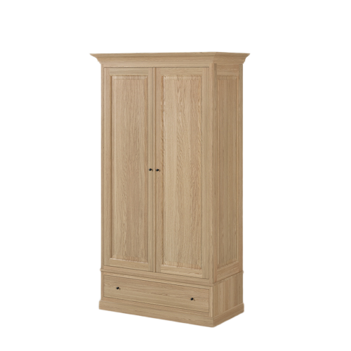 Armoire 2 Portes 1 Tiroir LIGNART | Chêne LIGNART - Style