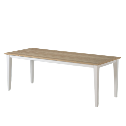 Table Salle à Manger 8 Personnes 220 cm | Chêne Nantes - Classique chic