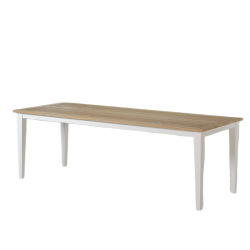 Table Salle à Manger 10 Personnes 260x100 cm | Chêne Nantes - Classique chic