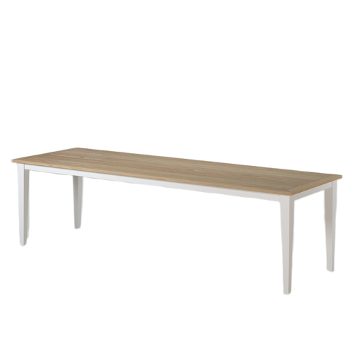 Table Salle à Manger 10 Personnes 280x100 cm | Chêne Nantes - Classique chic