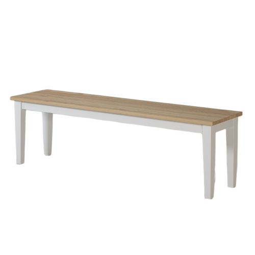 Banc Design Chêne Naturel et Blanc | Chêne LIGNART - Classique chic