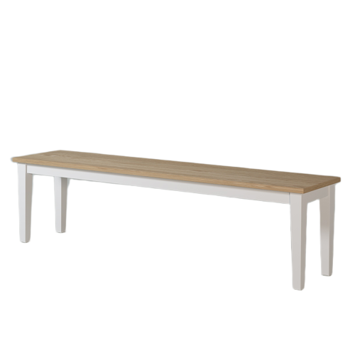 Banc Bicolore Salle à Manger | Chêne Nantes - Classique chic