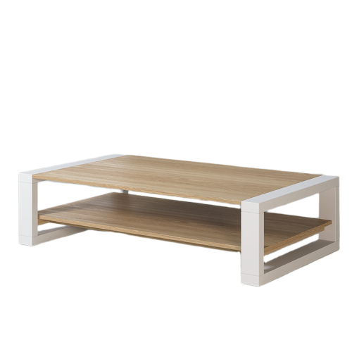 Table Basse Double Plateau 155 cm | Chêne Contempory - Contemporain