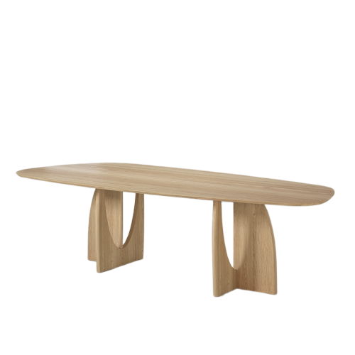Grande Table Ovale | Chêne Organique - Contemporain