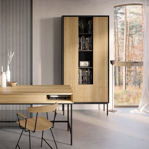 Buffet Haut Étagères | Chêne Contempory - Contemporain