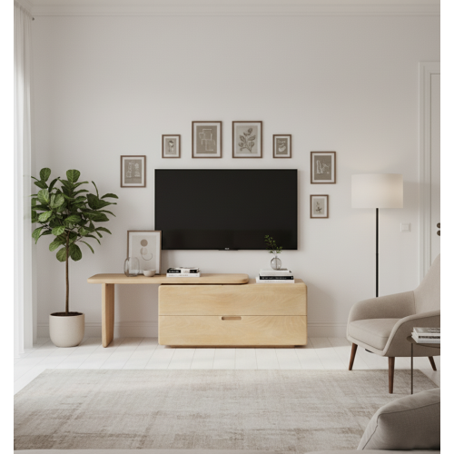 Meuble TV 2 Tiroirs | Ariel II