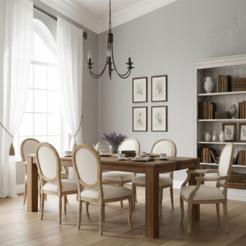 Table de repas rectangulaire 155 cm | Acacia Tatoo