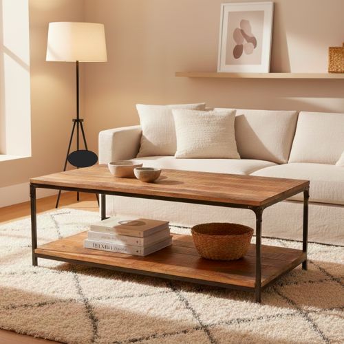 Table basse industrielle | Manguier Fabric