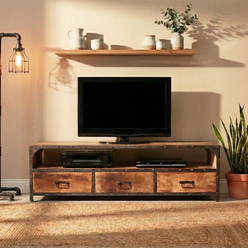 Meuble TV fer forgé | Manguier Fabric