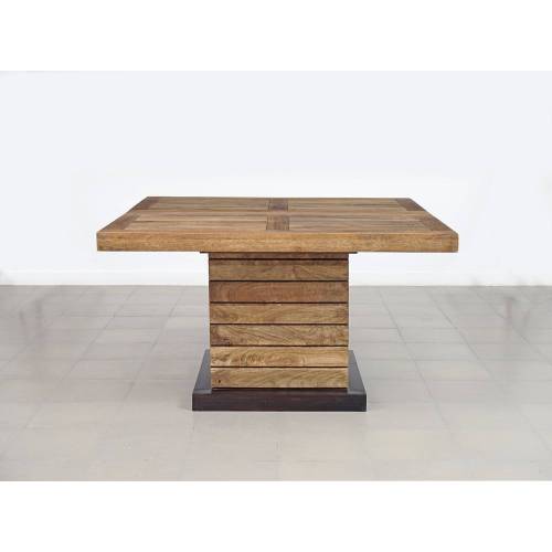 Table De Séjour Rallonge | Manguier Art Déco - Exotique