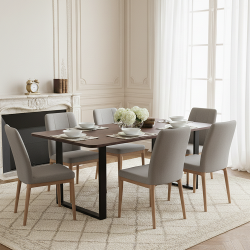 Table de repas 200 cm en manguier | Manguier Ibiza