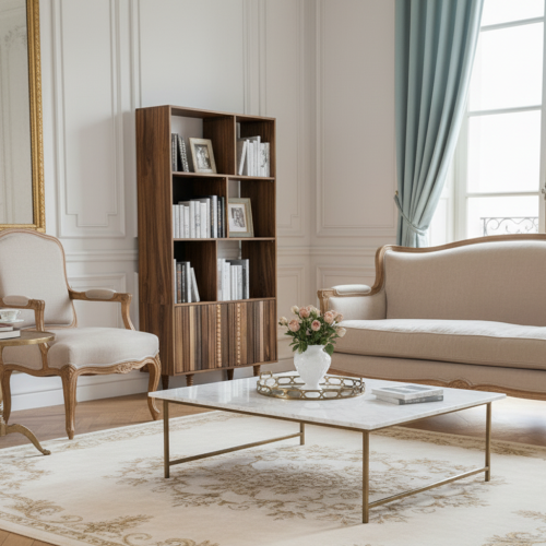 Bibliothèque ouverte 2 portes | Manguier Dali